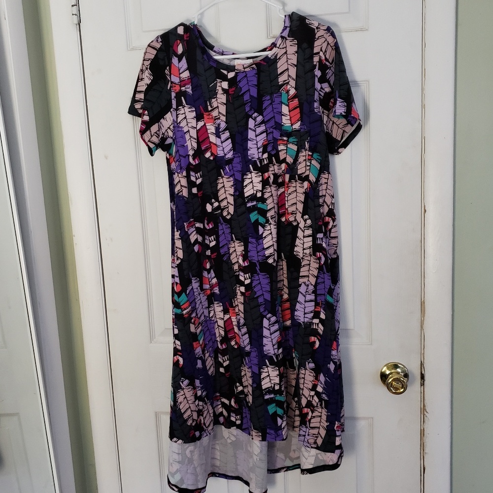Leggings material rare feather print Carly